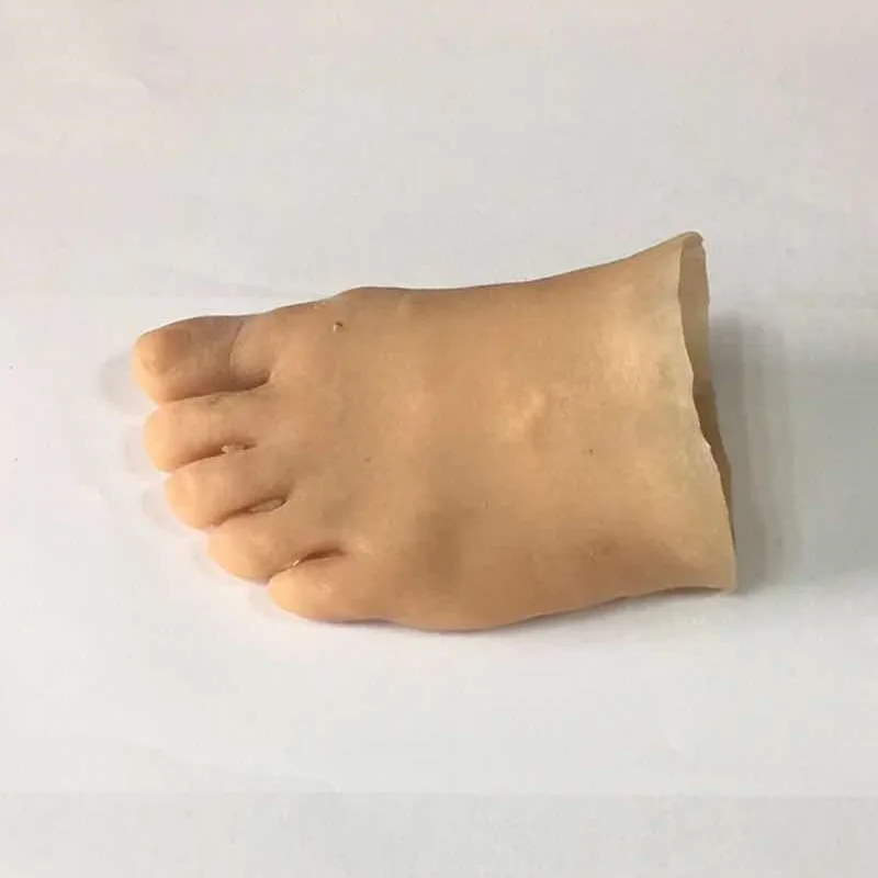 Half foot prosthetics for adults and children amputation, lengthened silicone foot cover, carbon fiber board,