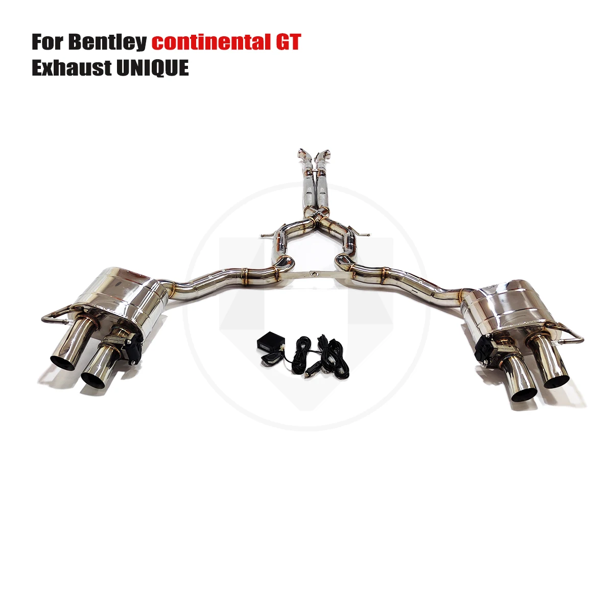 UNIQUE Designs 2019-2024 Bentley continental GT 4.0T T304 stainless steel sports Valved  Exhaust System