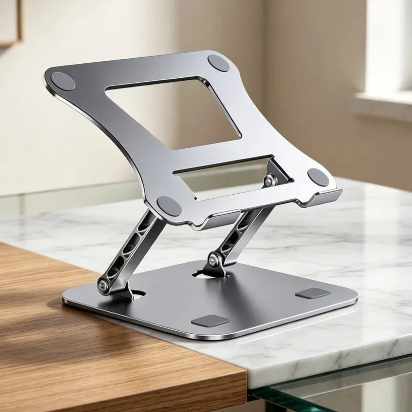 Tablet Stand Aluminum Tablet Holder for Desk with Adjustable 360° Swivel Bracket for iPad Pro Air Mini Galaxy Tab for 4.7''-13" view 2