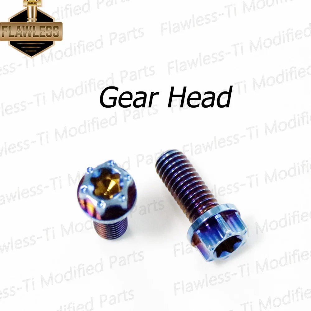 Baut Titanium Gr5 sempurna M6 braket belakang untuk Vespa Sprint 150 primvera 150 S 150