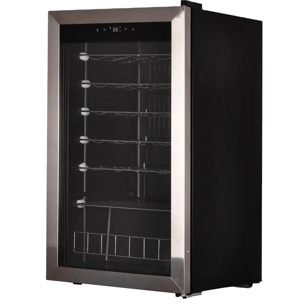 

88E 28 Bottles Freestanding Compressor Wine Refrigerator Electric Wine Dispenser