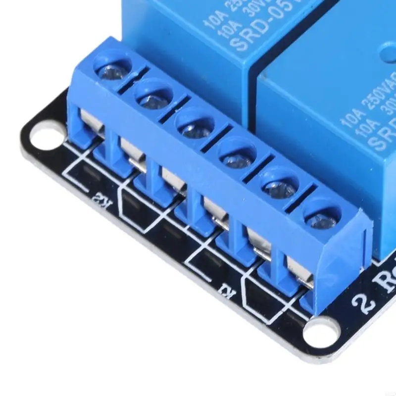 462d 1pc 5v 2 Módulo relé dois canais com optocoupler para pic braç avr