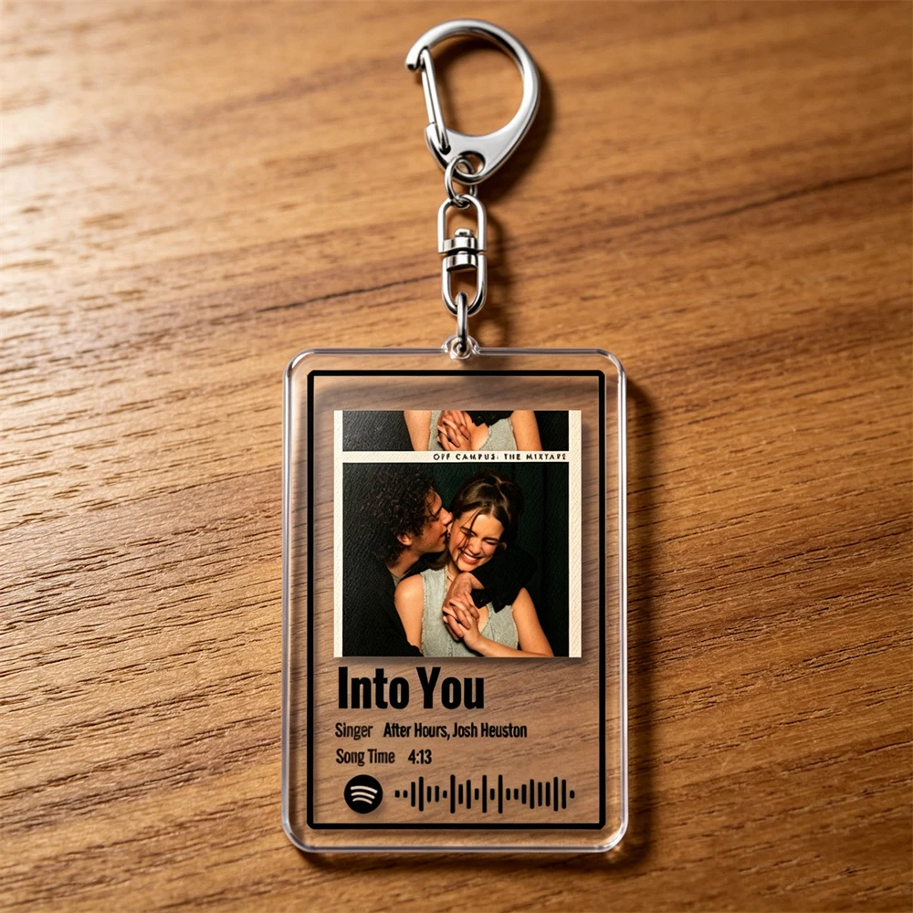 Hot TV Off Campus The Mixtape Music Keychains Into You U+Ur Hand Songs Keyings Jewelry Elle Kennedy Garrett Graham Fans Gifts