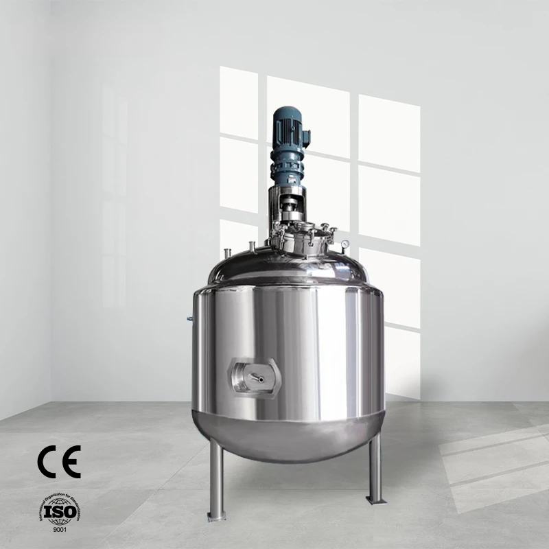 

100l 500l stainless steel jacketed heat electric chemical agitator mixer machine with liquid mixing tank tanks for milk