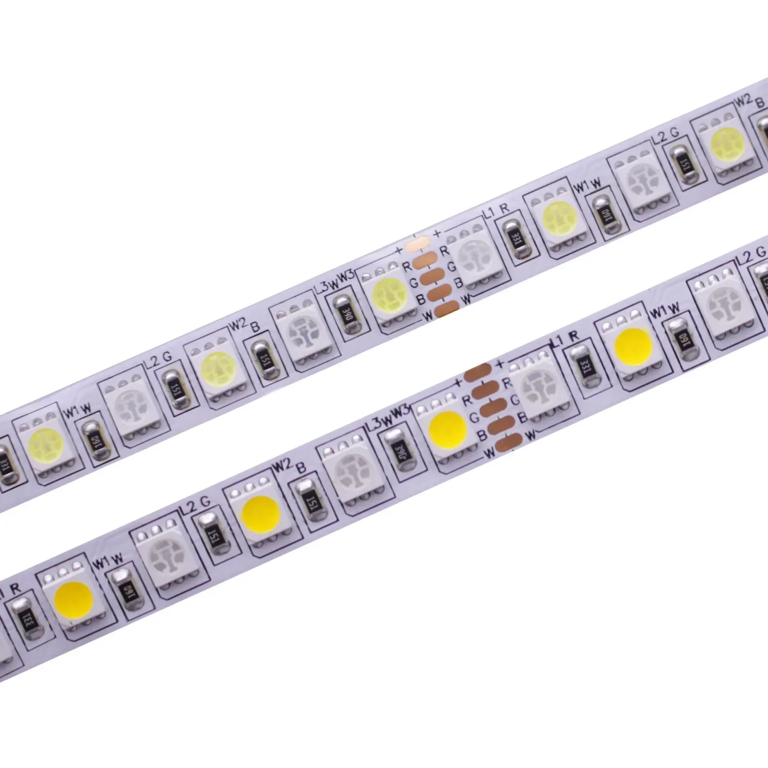 5050 RGBW RGBWW 60 96 diod LED/M DC12V 24V 10MM 12MM Taśma LED Taśma świetlna IP65 IP20 Wodoodporna 5050 RGB Biały Ciepły biały wystrój pokoju