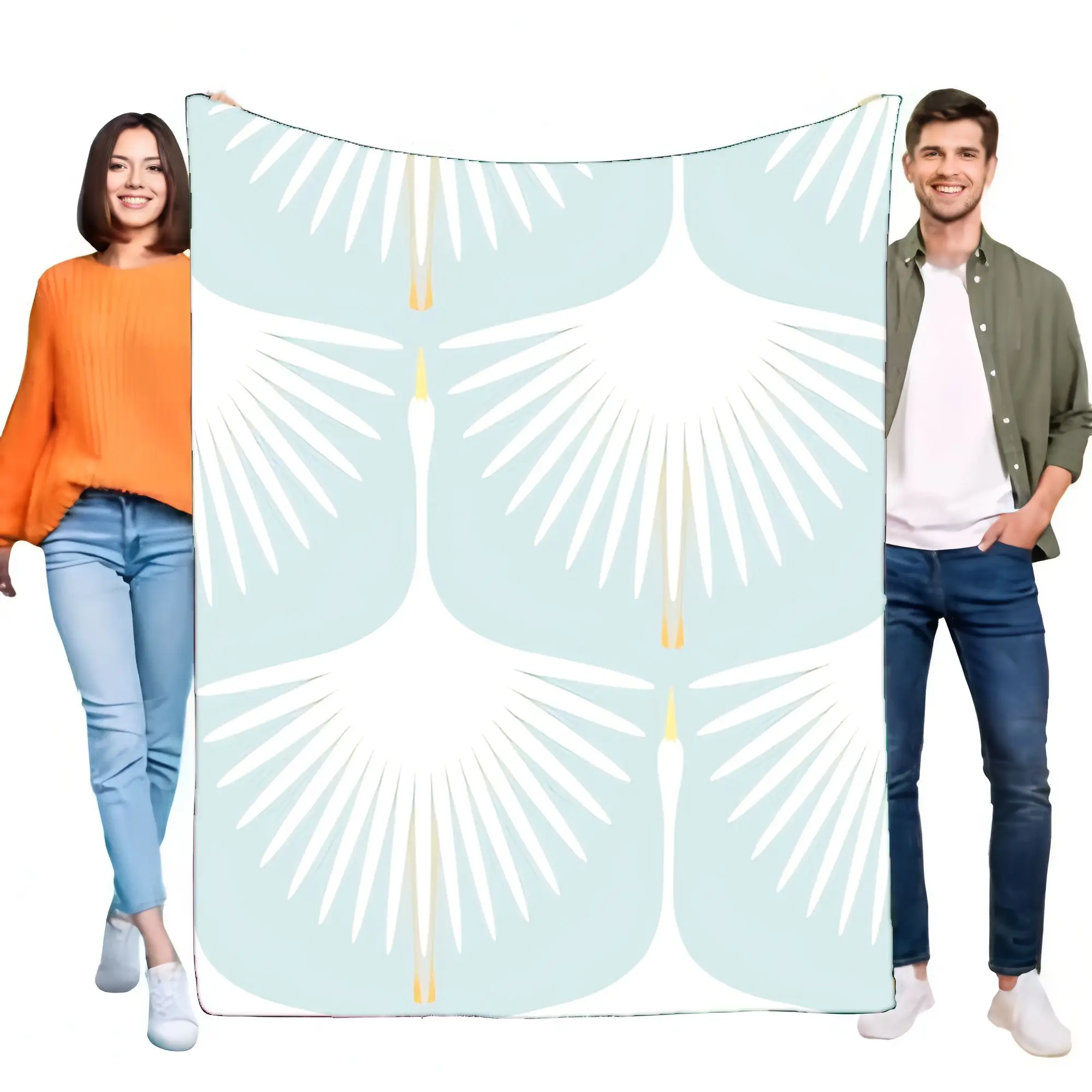 Elegant Crane Patte… - image