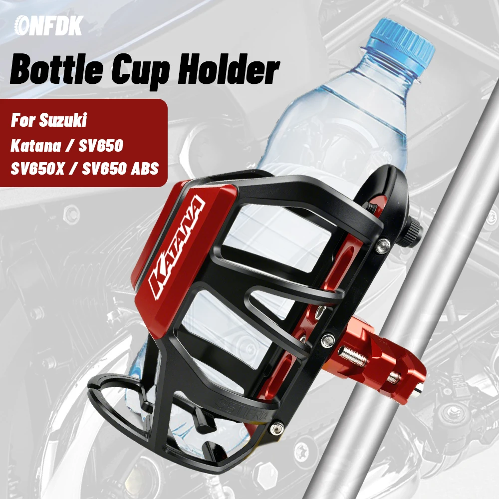 For Suzuki SV650 SV 650 SV650X Katana Motorcycle drink bottle cup cage water cup holder water bottle rack accessories