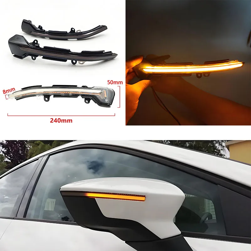

The rearview mirror signal lights are applicable to the Ibiza 6F models from 2017~2019 with the flowing light rearview mirror