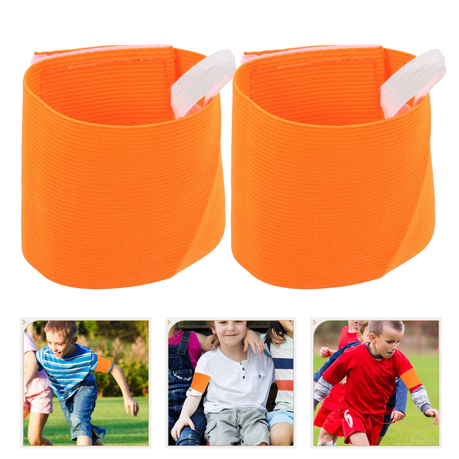 

5Pcs Team Captain Armbands for Solid Color Design for Both Formal and Informal Occasions Soccer Captain Armband