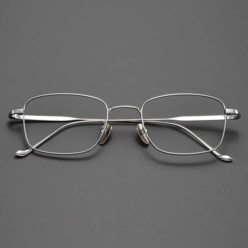 New Square Glasses Frame Men Metal Frame