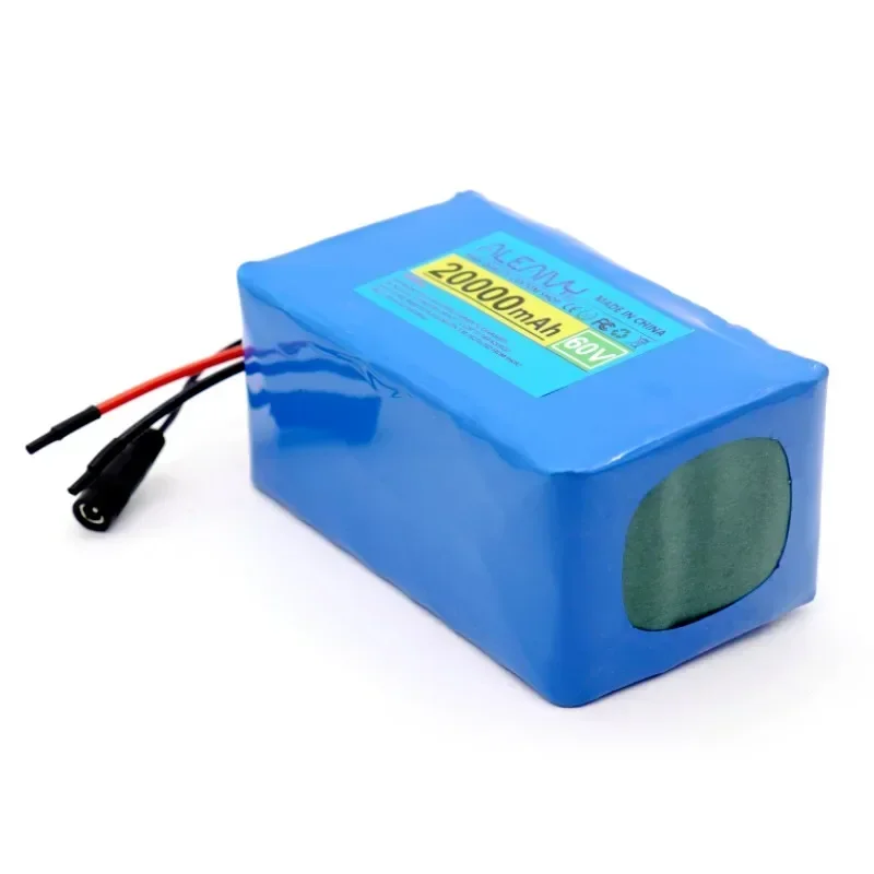 60V 16S2P 20Ah 18650 akumulator litowo-jonowy 67.2V litowo-jonowy 20000mAh Ebike elektryczny skuter rowerowy z 30A BMS 750W 1500W