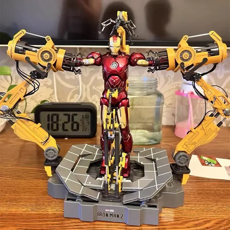 Оригинальная 1/10 модель Тони Старка, фигурка Marvel Suit Up Gantry и MK4, Железный человек, Gantry, супергерой, статуя Железного человека, Коллекционная игрушка