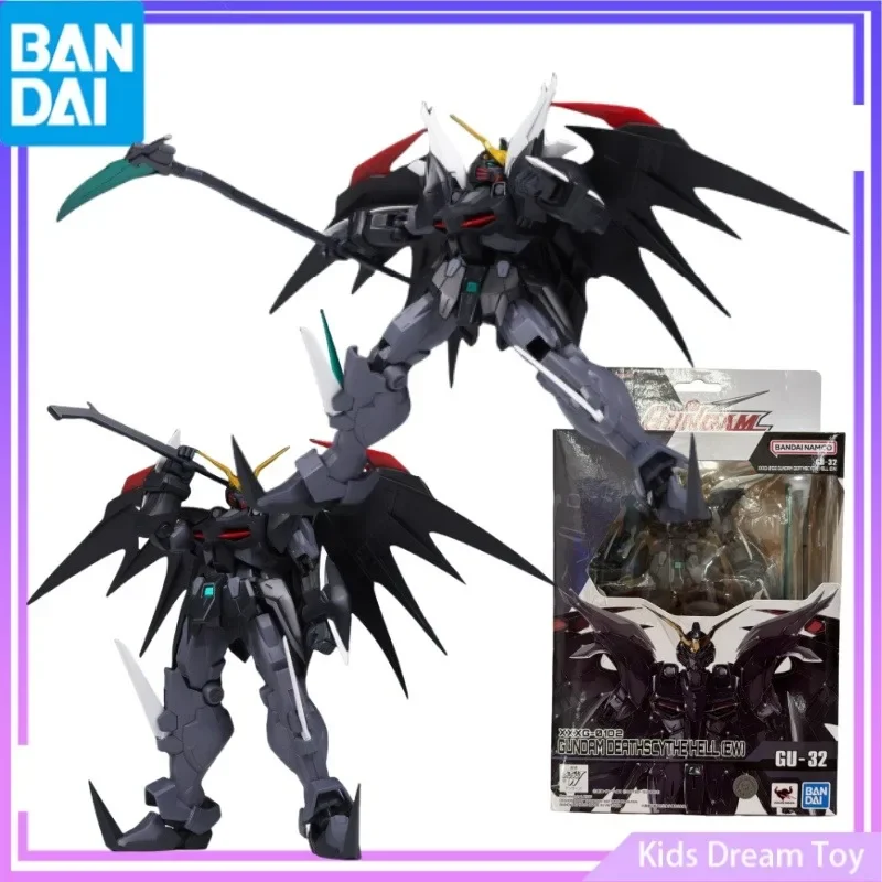 Bandai in Stock Original GU-32 GUNDAM UNIVERSE Anime Figure XXXG-01D2 DEATHSCYTHE HELL[EW] Action Figures Collectible Model Toys