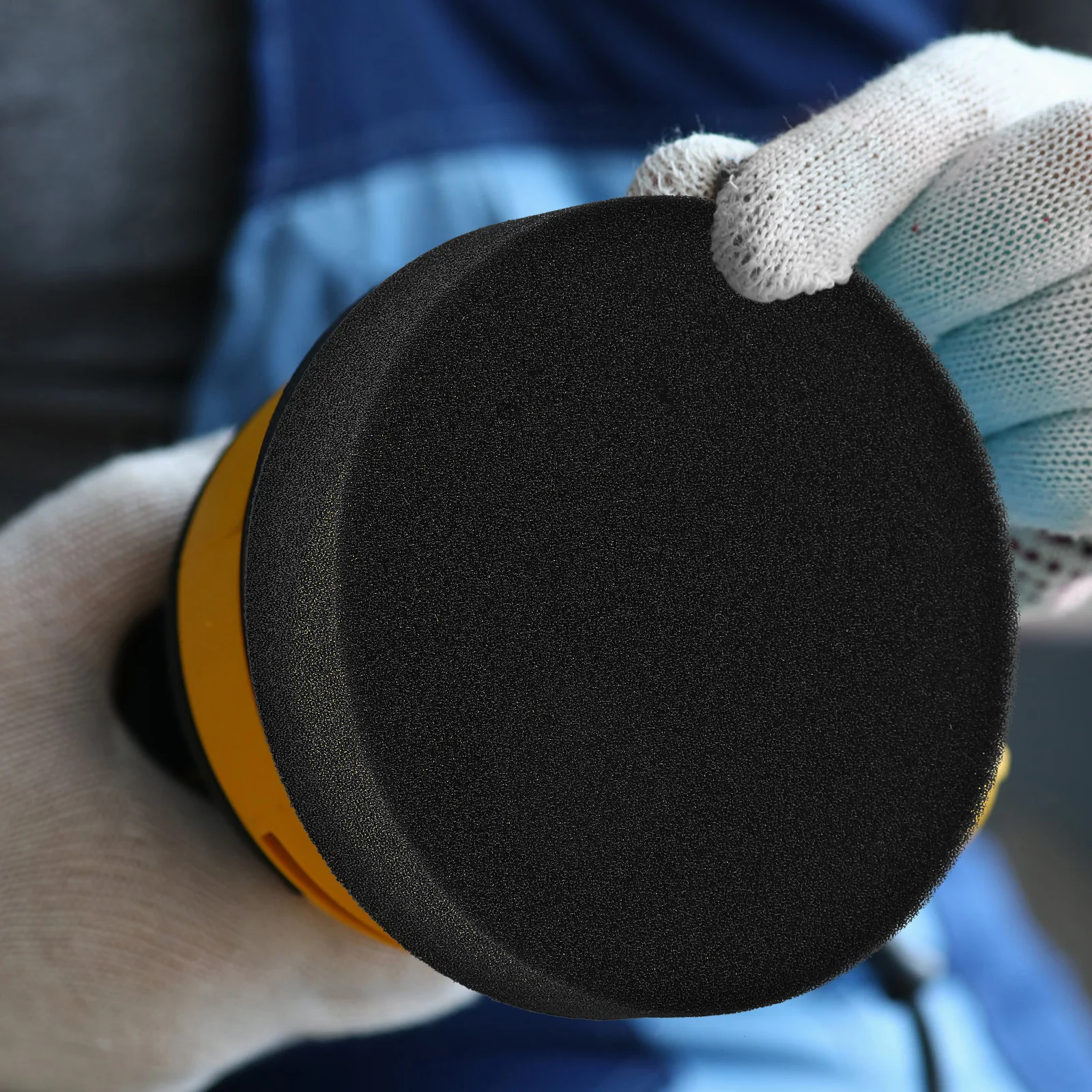 

Black Plane Sponge Waxing Disc High Density Buffing Pads Drill Soft Interface Cars Furniture Metal Polishing Tools S Disc