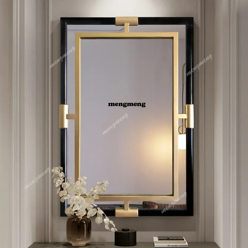 New design Simple Modern Nordic Entrance Mirror Bathroom Dressing Mirror Bedroom Wall Hanging Art Deco Environment
