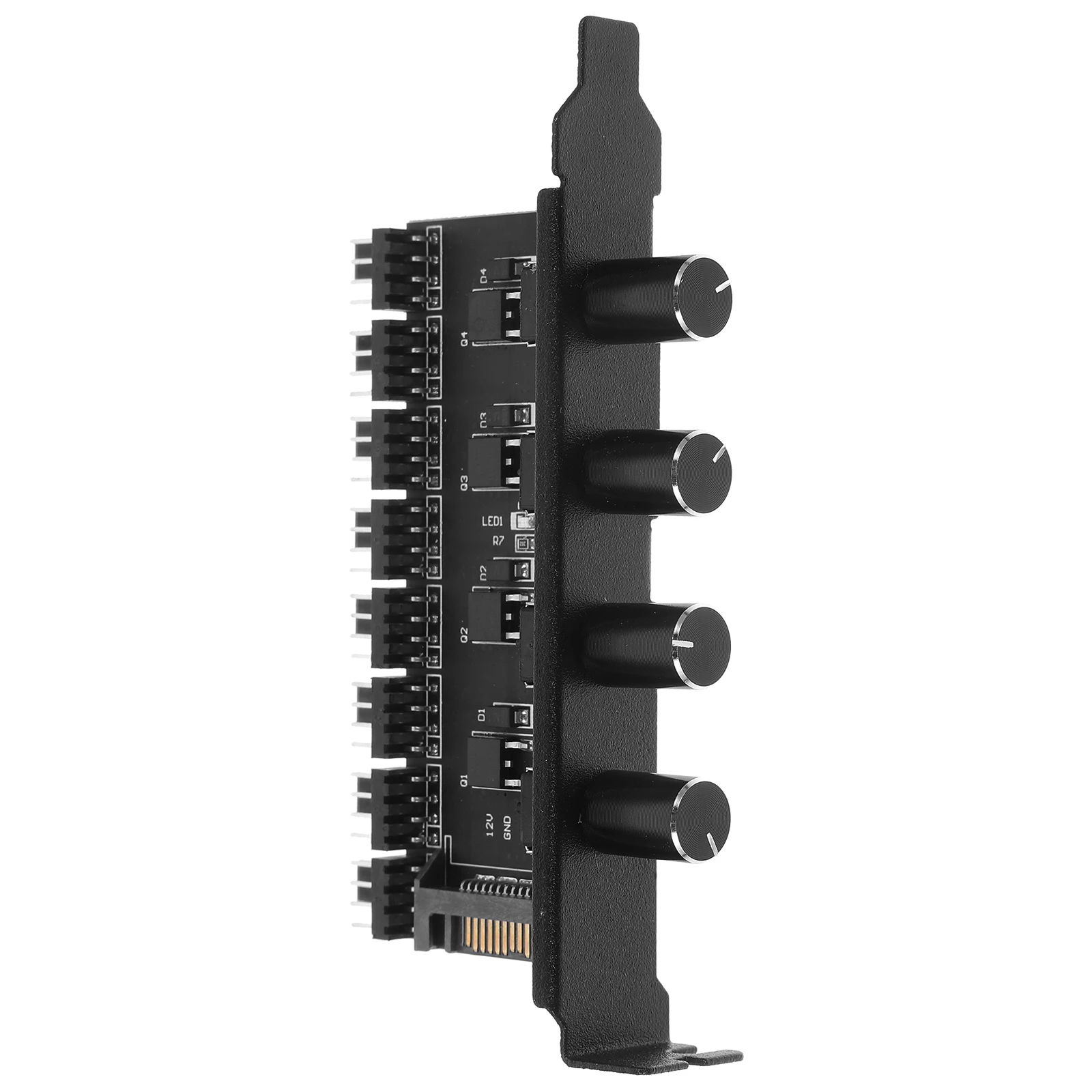 

Infinitely Variable Speed Fan Controller Hub for PC and Case Cooling Adjustable Knob Design