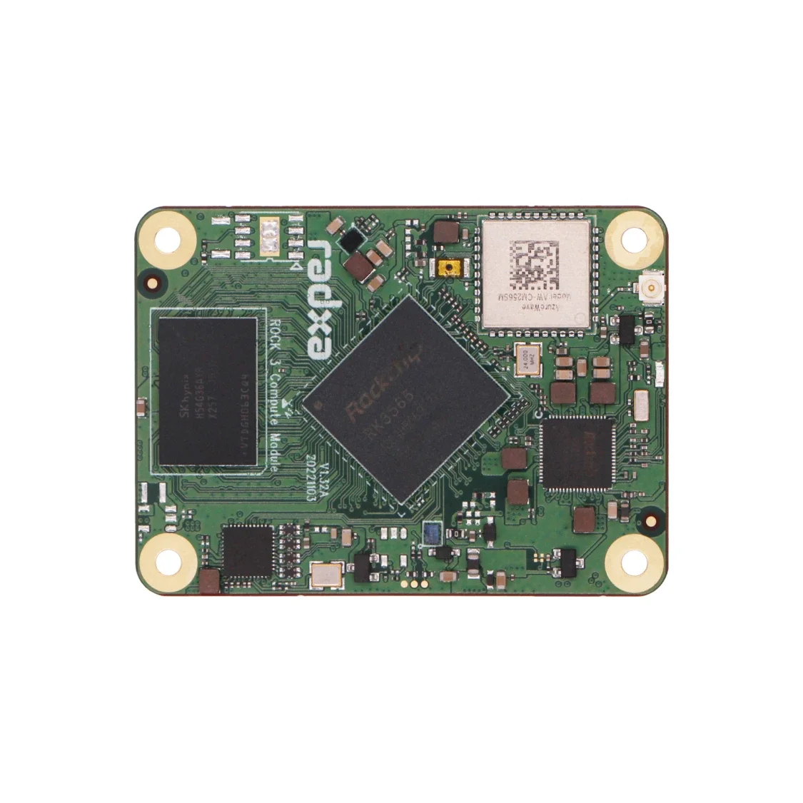 TopElec Radxa CM3 RK3566 4-core CPU Compute Module, GPU, NPU, 4K HDMI and 3x100-Pin B2B Connector, Single Board ComputerNew