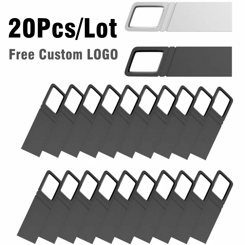 

20Pcs/Lot Clor Metal Mini USB2.0 Flash Drive 4GB 8GB 16GB 32GB 64GB 128GB Memory Stick Free Custom LOGO