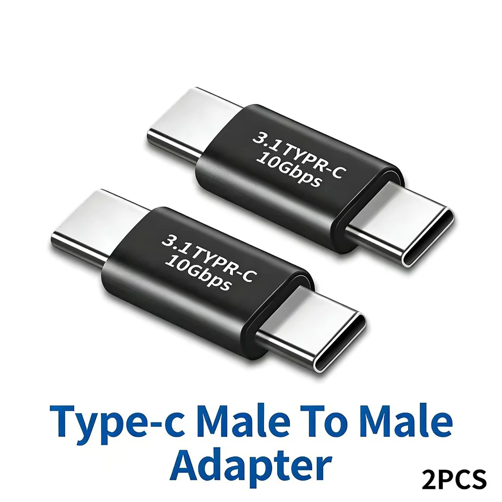 NNBILI USB4.0 40Gbps USB-C OTG Adapter PD 100W Typ-C Stecker auf Typ-C Stecker Schnelles Laden 3.1 Typ-C 10Gbps Konverter Datenadapter