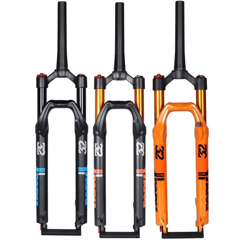 

Mountain Bike 26 27.5 29ER Air Pressure Aluminum Alloy Bicycle Tapered Cycle Front Suspension Lightweight Air Fork