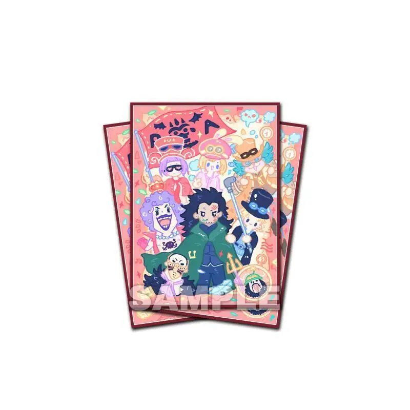 60pcs/set One Piece Blackbeard Pirates Germa 66 War House Card Sleeve Anime Game Collection Card Protective Cover Gift 67*92mm