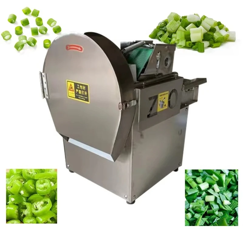 آلة قطع الخضار والفواكه الأوتوماتيكية المصنوعة من الفولاذ المقاوم للصدأ