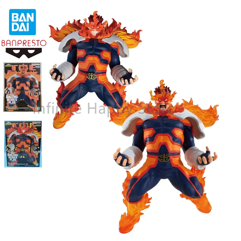 Original In Stock Bandai Banpresto My Hero Academia Endeavor Vol.3 Scenery Figure Ornaments Anime Movies Cartoon Festival