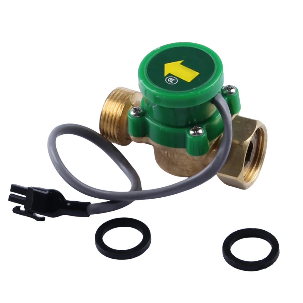 

120W Water Flow Switch Sensor For Automatic Pump Control 220V 1A 6 Points HT120 Flow Switch External G3/4 Thread Accessories