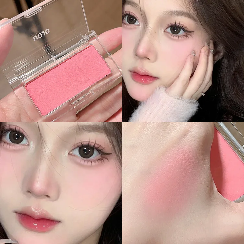 Smooth Powder Blusher Matte Highlighter Palette Naturally Brightening Contouring Makeup Monochrome Eyeshadow Cut Off Eyeshadow