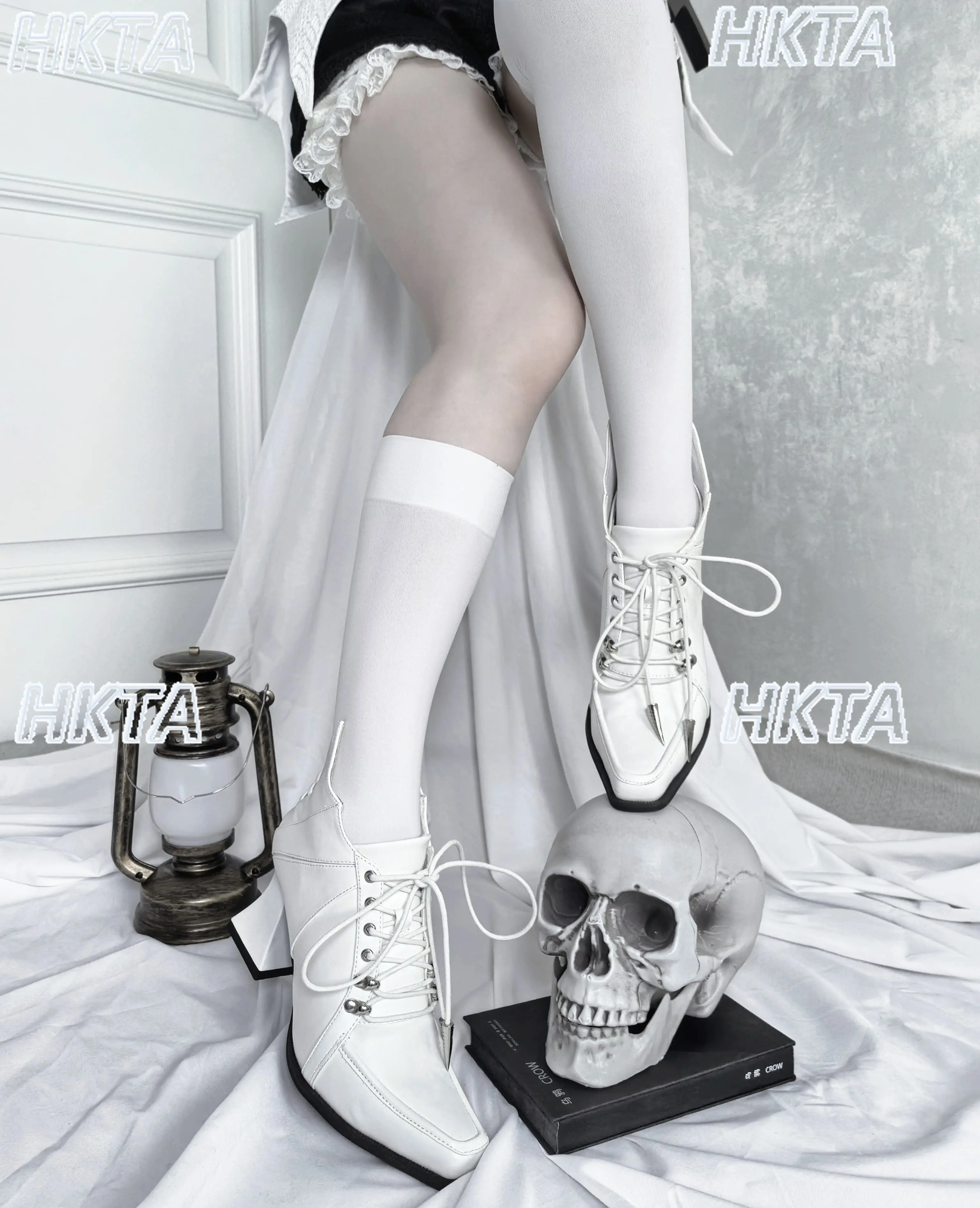 

Subculture Goth Dark Y2k Cool Booties Shoes Элегантные осенне-зимние новые туфли-лодочки в стиле Лолиты из искусственной кожи на высоком каблуке Черные женские туфли-лодочки на высоком каблуке