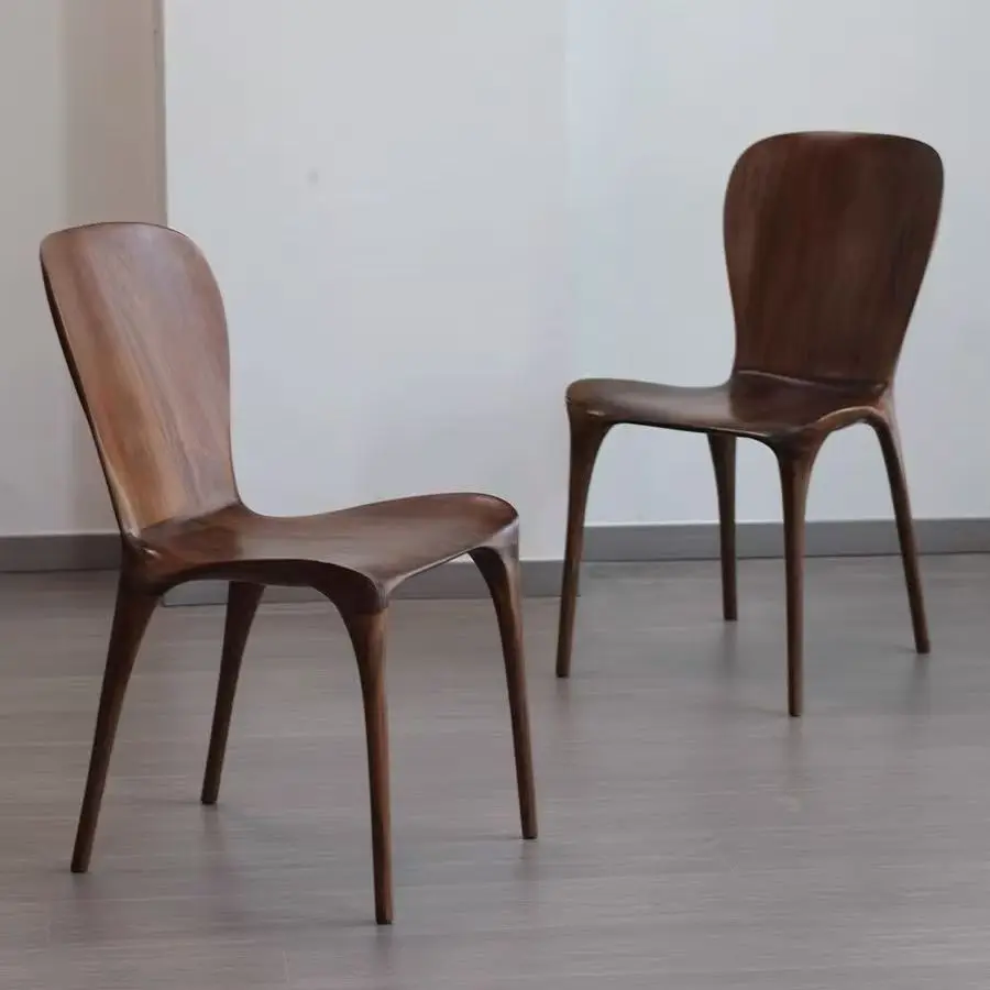 

# Solid Wood Legs Mortise And Tenon Structure Ergonomic Curved Backrest Dining Room