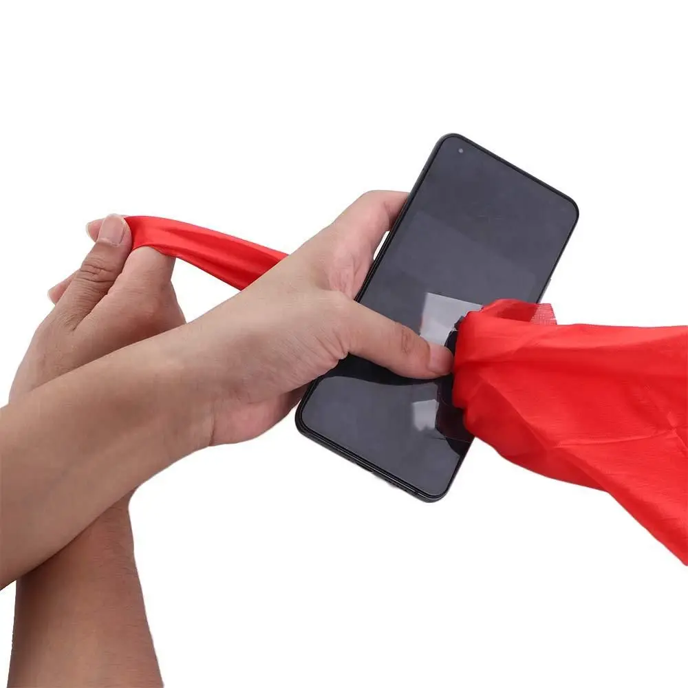 Magic Scarf Prop Magic Through Phone Magic Trick Silk Kerchief Through Phone Silk Magic Tricks Silk
