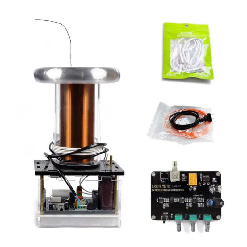 

Tesla coil DRSSTC Solid State Dual Mode Arc Generator Arc Extinguishing Controller Science Experiment DIY Gift without battery