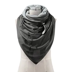 Button Scarves Casual Soft Wrap Fashion Warm Shawls Women Printing Scarf Ladies Chiffon Scarves And Checke Scarf And Scarfs