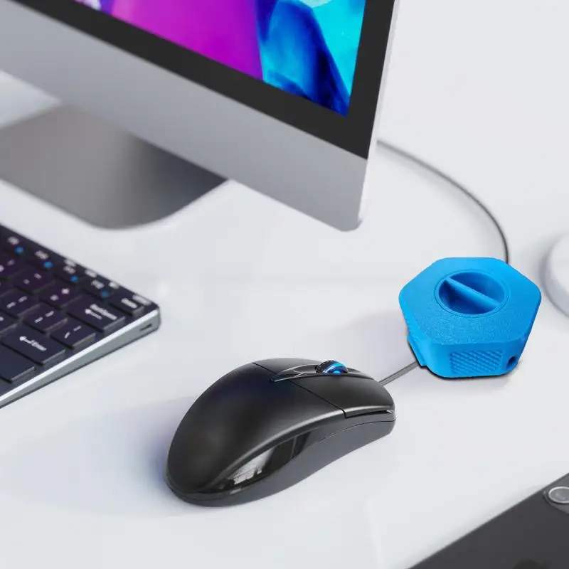 Pengatur kabel Earphone portabel kabel pengisi daya 3D dicetak Organizer Desktop kabel penyimpanan rumah tangga