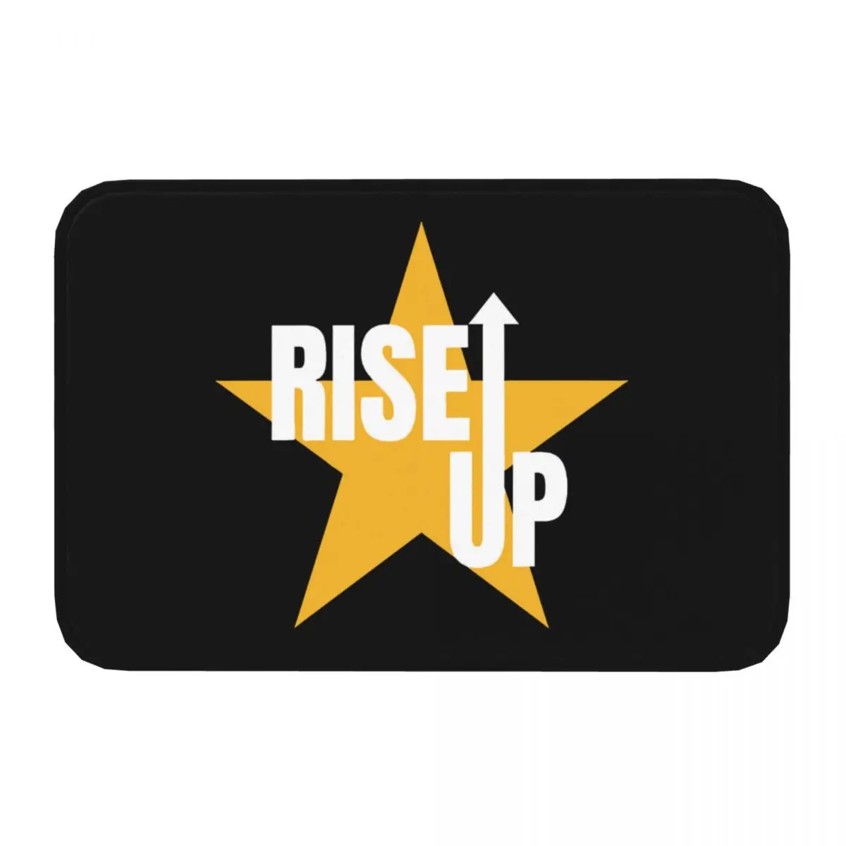 Rise Up Hamilton Hamilton The Musical Meme Y2K Non-slip Doormat Carpet Bath Kitchen Mat Prayer Flannel Decor