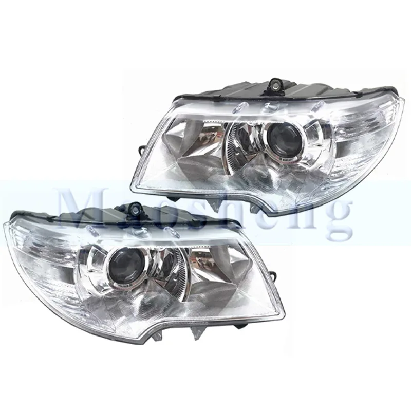 Maosheng A Pair 9 Pin Halogen Headlight Front Bumper Head Light Lamp For Skoda Superb 2 II B6 3T 2009-2012 Head Lamp Headlamp