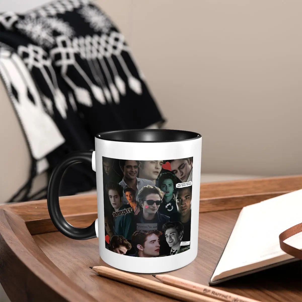 إدوارد كولين توايلايت كوب مضحك أكواب القهوة السيراميك أكواب الشاي كوب حليب درينكوير هدايا للمرأة والرجل