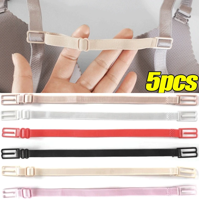 

1/3/5PCS Women Anti Slip Bra Strap Double-shoulder Back Hasp Holders Buckle Belt All Match Invisible Elastic Straps Bra Extender