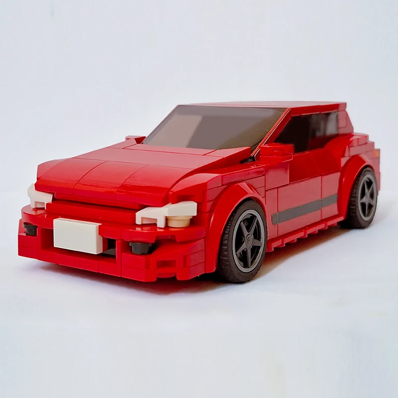 City Car Model MOC Building Bricks EG6 High-Performance Hatchback Modular Technology Children Holiday Gifts Assemble Toys Suit
