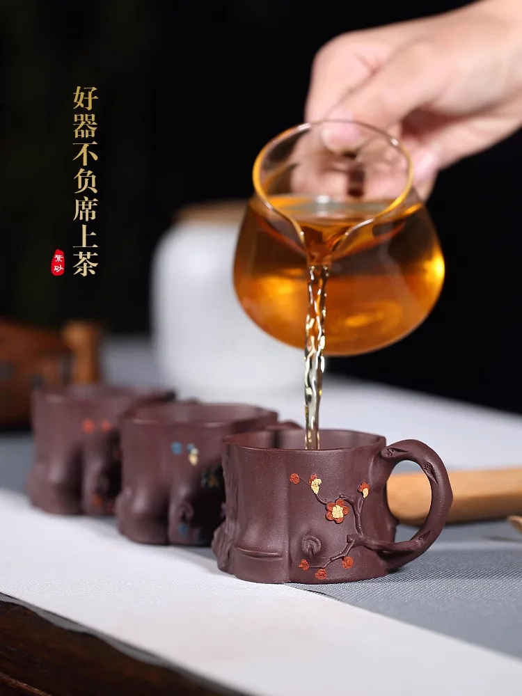 Individual Master Cup Single Purple Sand Kung Fu Tea Wer Small Bowl
