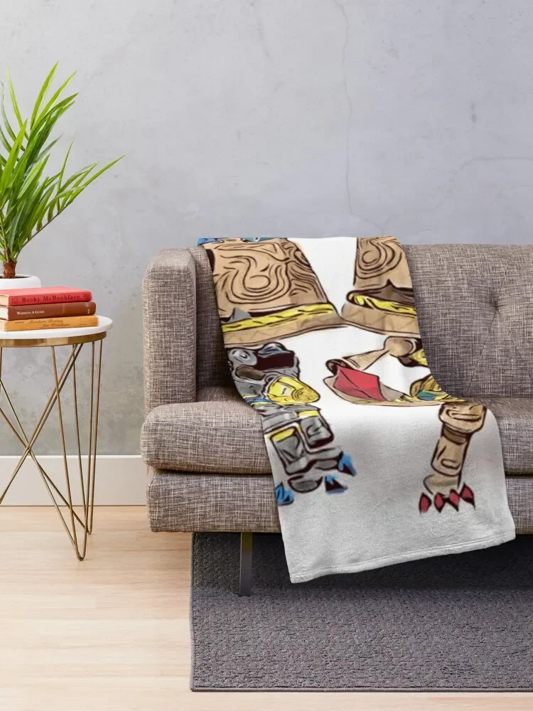 Knack 2 T-ShirtKnack II Original Line Art Throw Blanket Sofas Tourist Travel Blankets