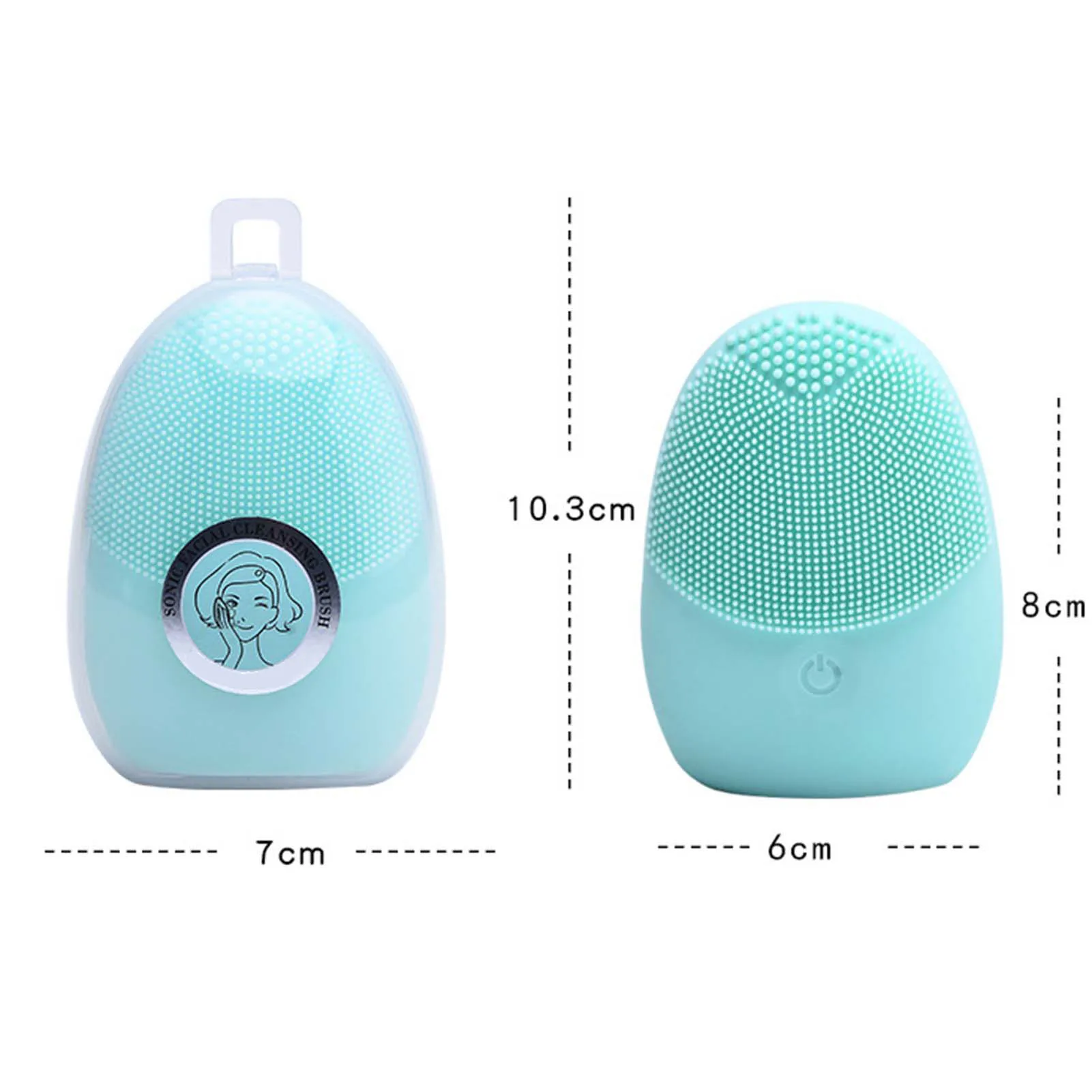 Waterproof Face Washer Skin Massage Deep Pore Scrubber For Women Girls Skin Care Tools Facial Cleansing Facial Washing Machine