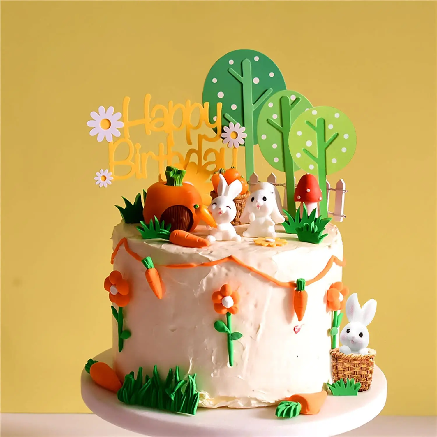 Waldtier Thema Cupcake Topper Igel Schaukel Kuchen Topper Figur Puppe Kinder Baby Dusche Geburtstag Geschenk Woodland Party Dekor – Detail 18