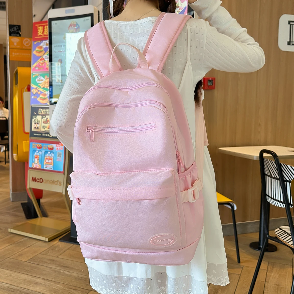 Borsa da scuola Scuola media Semplice Zaino per studenti delle scuole elementari di grande capacità Zaino per ragazzi e ragazze alla moda Regalo per studenti delle scuole superiori