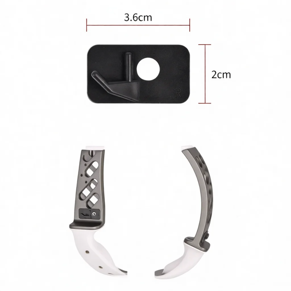 Plastic Arrow Rest Recurve Bow Accessories Archery Gear Adhesive Support Stand Precision Target Shooting Practice Tool