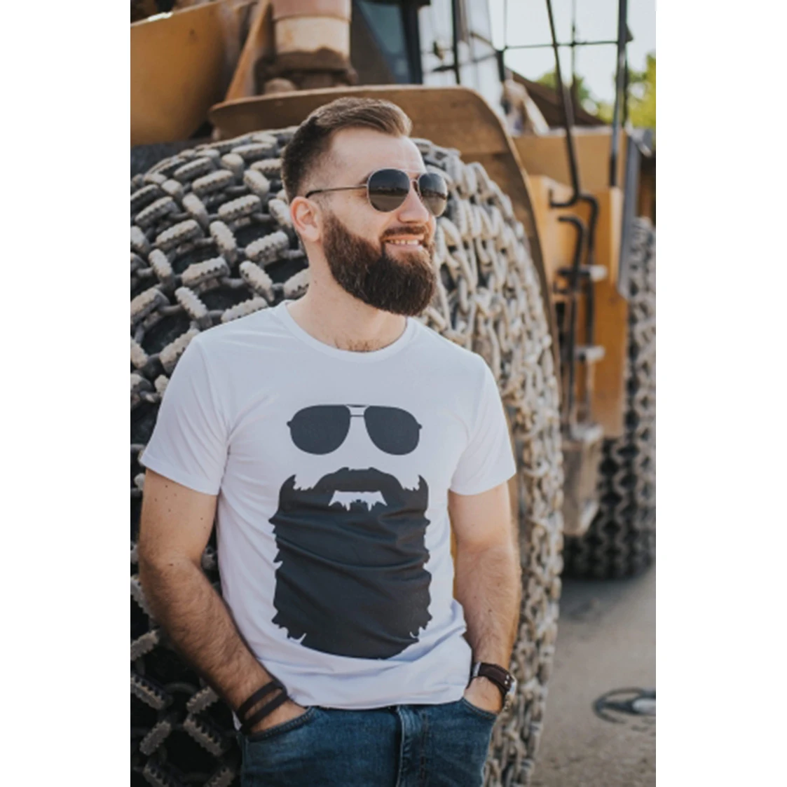 bearded sign beard rule skull tshirt men soft Breathable comfort t shirt homme Short Sleeve beards funny unisex Tee