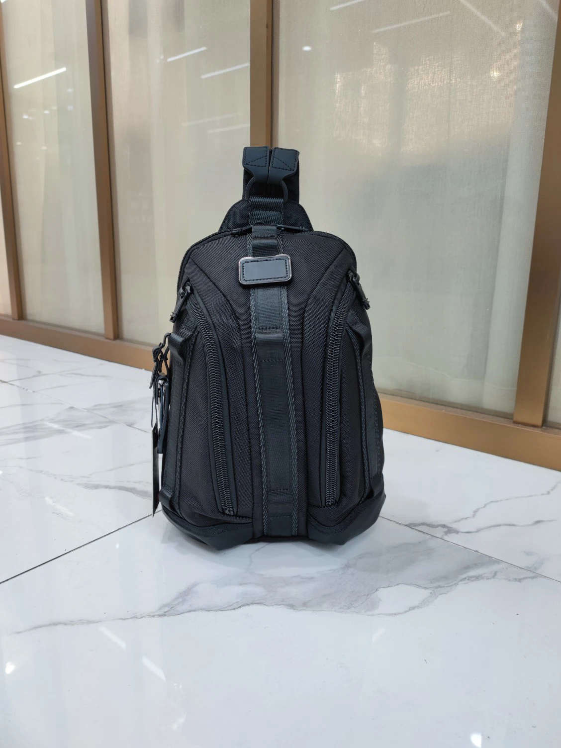 Casual Nylon Men's Chest Bag Multi-Functional Crossbody Bag Double Shoulder Bag iPad Bag Ballistic Capacity Leisure Backpack