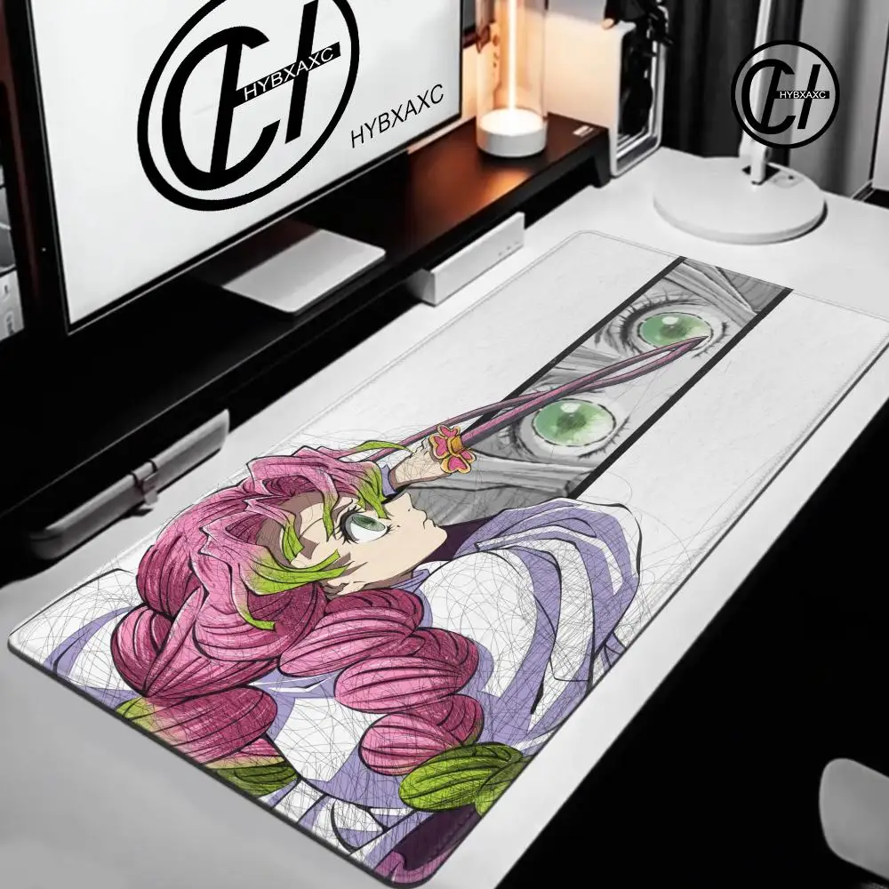 

Gaming Keyboard Pads Demon Slayer Mouse Pad Rubber Mat Deskmat Cartoon Aesthetics Mousepad Pc Accessories Xxl Anime Mouse Mats