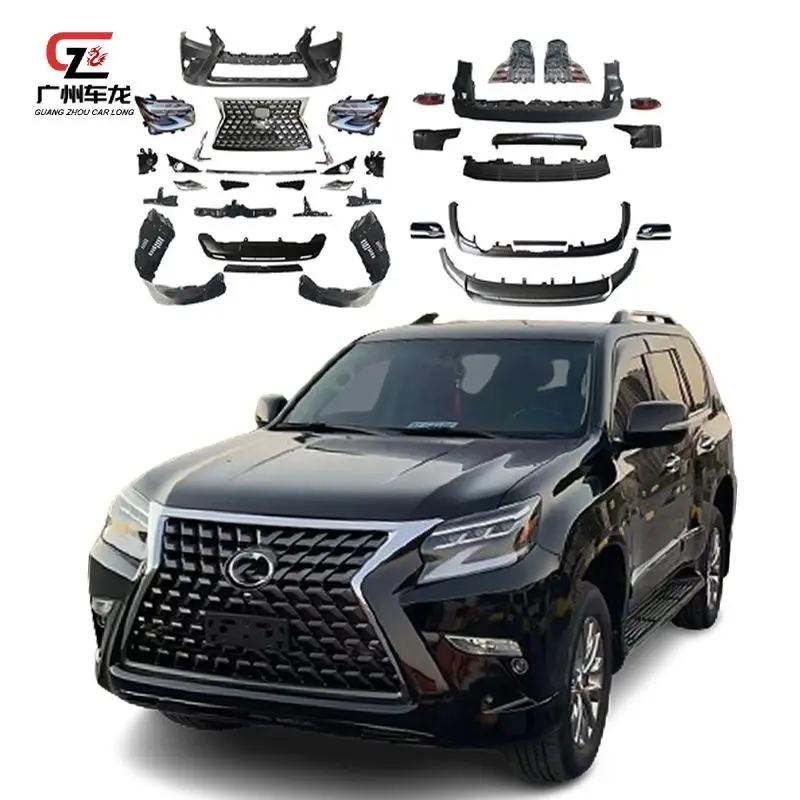 

Hot Sell Old to New 2020 Style Car Bumper Front and Rear Bumper Assembly Headlights Taillights for Lexus GX400 GX460
